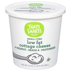 That's Smart! Low Fat Small Curd Cottage Cheese, 2% Milkfat 24 oz