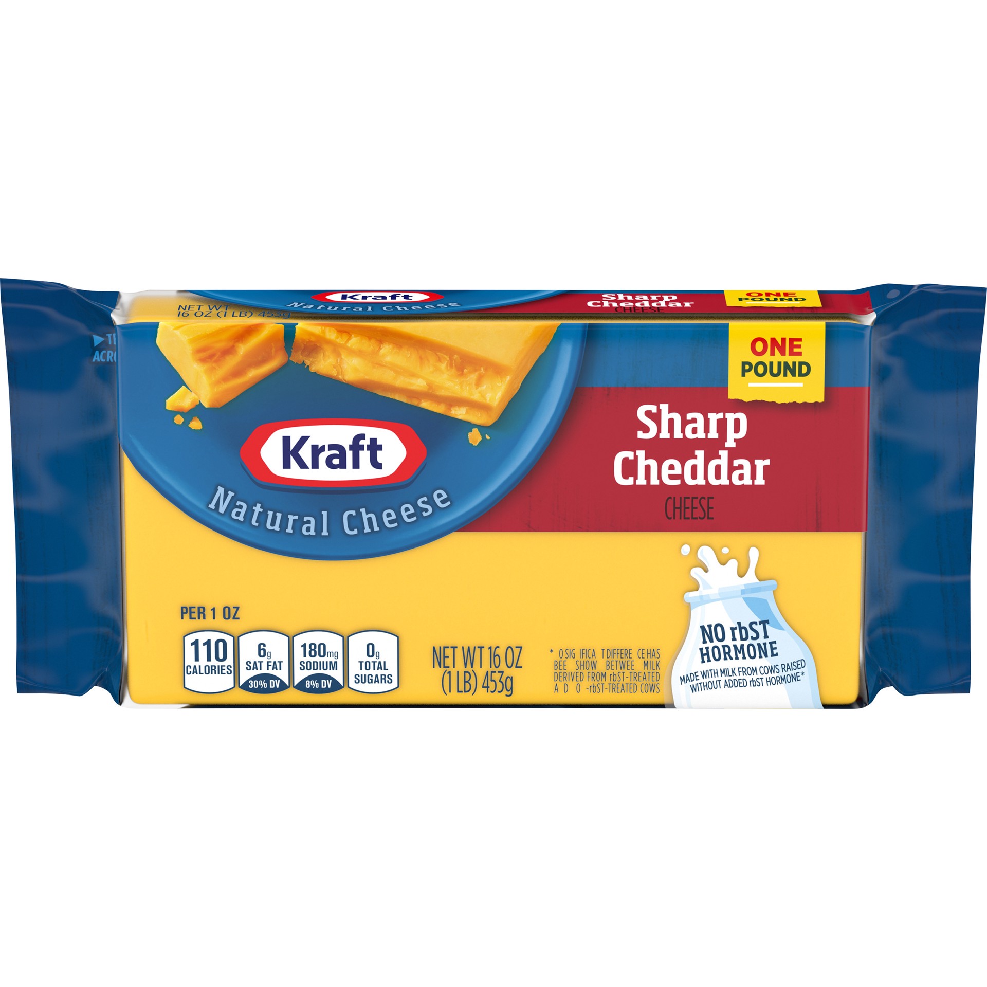 slide 1 of 6, Kraft Sharp Cheddar Cheese, 16 oz