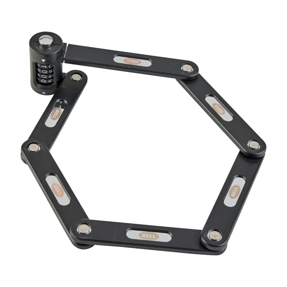 slide 1 of 1, Bell Catalyst 600 Folding Combination Bicycle Lock, 1 ct