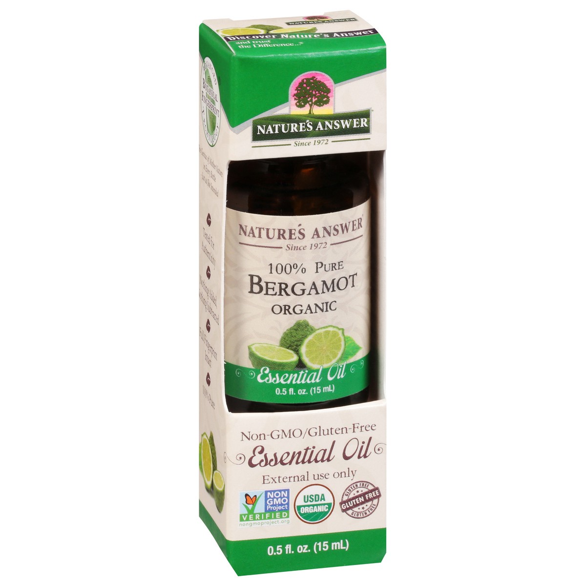 slide 8 of 9, Nature's Answer 100% Pure Organic Bergamot Essential Oil 0.5 fl oz, 0.50 fl oz