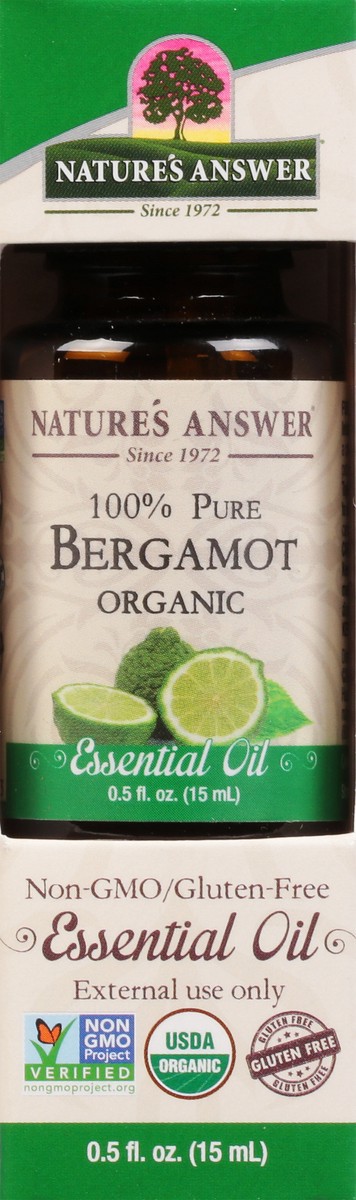 slide 2 of 9, Nature's Answer 100% Pure Organic Bergamot Essential Oil 0.5 fl oz, 0.50 fl oz
