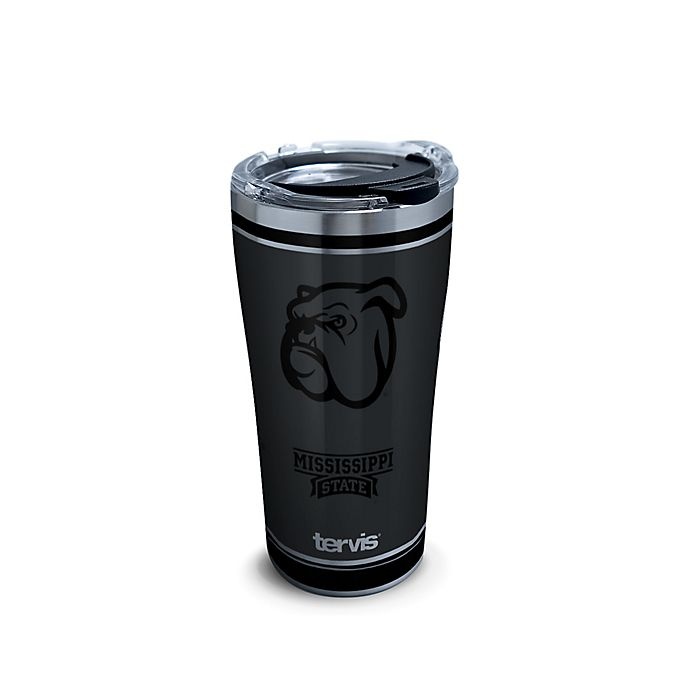 slide 1 of 1, NCAA Tervis Mississippi State University Blackout Stainless Steel Tumbler with Lid, 20 oz