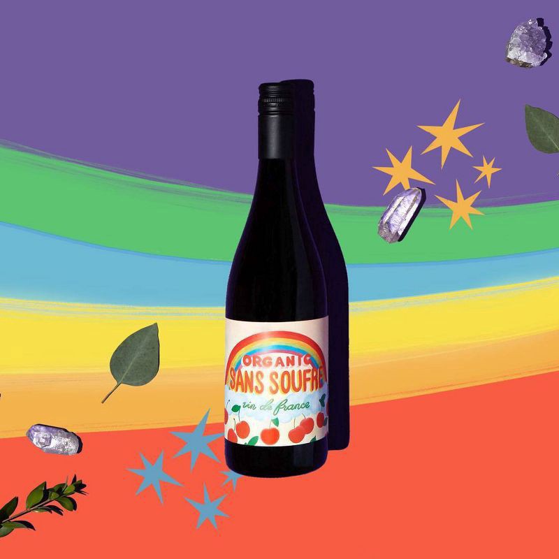 slide 2 of 11, Cherries & Rainbows Sans Soufre Red Wine - 750ml Bottle, 