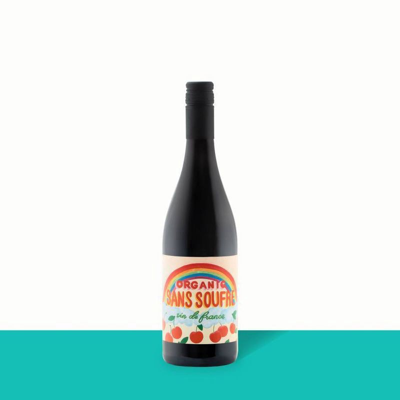 slide 9 of 11, Cherries & Rainbows Sans Soufre Red Wine - 750ml Bottle, 