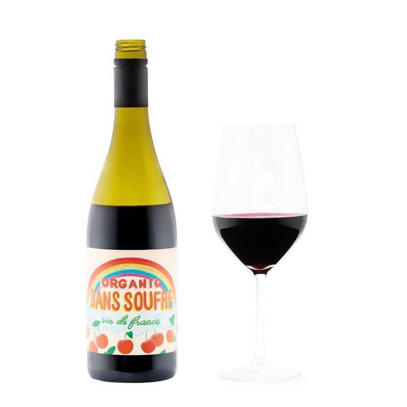 slide 5 of 11, Cherries & Rainbows Sans Soufre Red Wine - 750ml Bottle, 