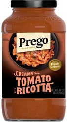 Prego Creamy Tomato Pasta Sauce With Ricotta Cheese, 23.75 oz Jar