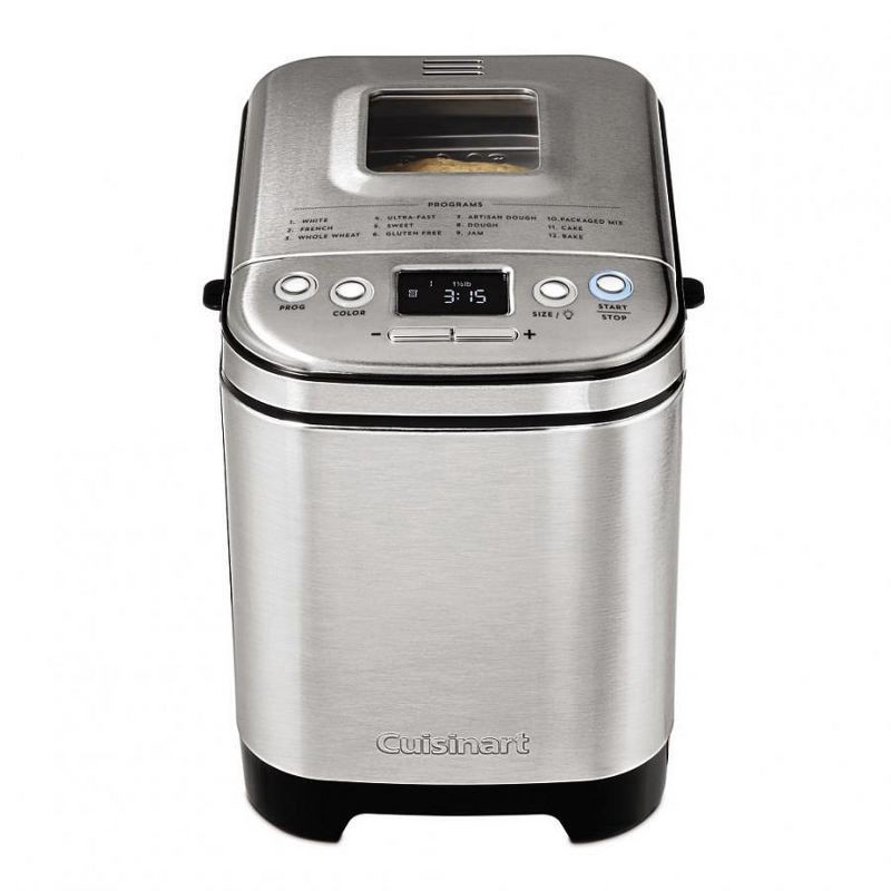 slide 1 of 6, Cuisinart Compact 2 lb Bread Maker - Stainless Steel, 2 lb