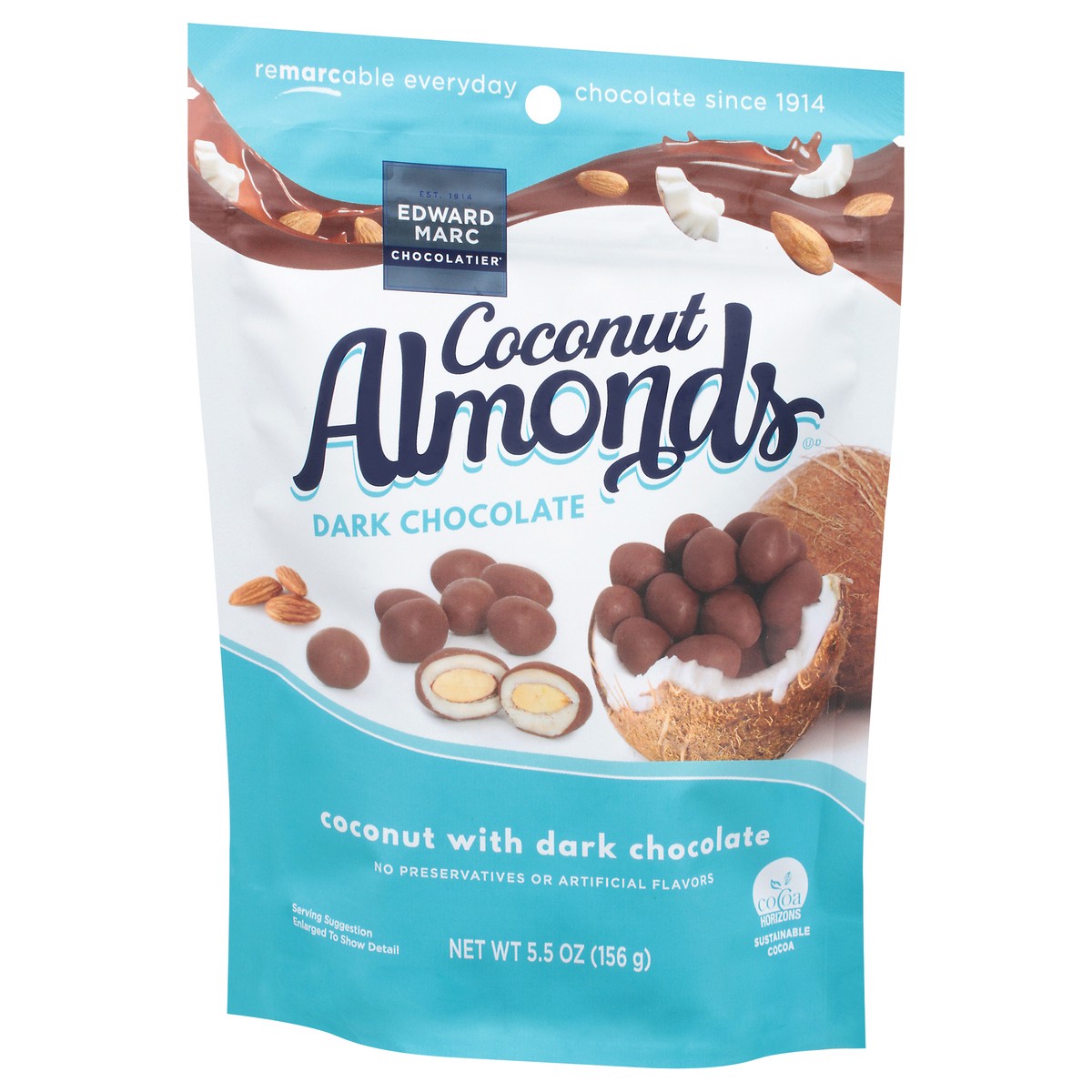 slide 4 of 12, Edward Coconut Almond Dark Chocolate, 5.5 oz