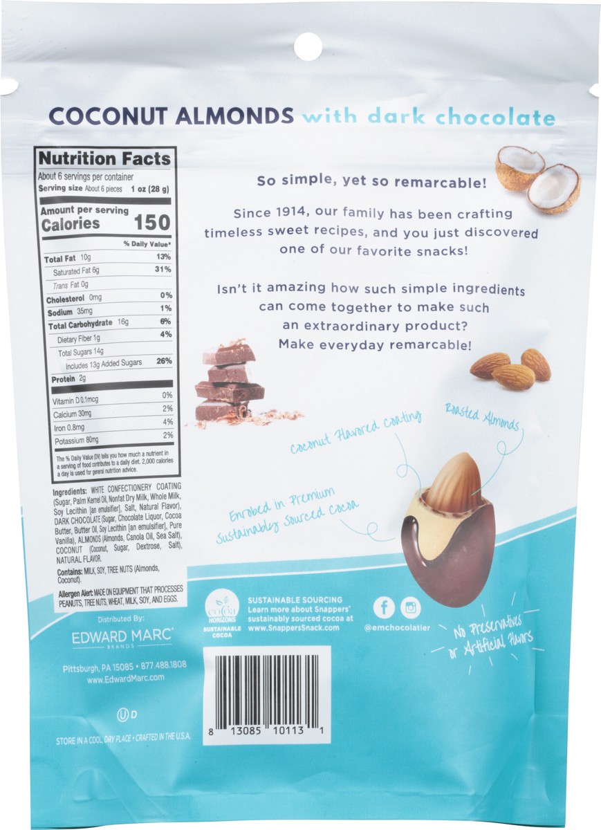 slide 3 of 12, Edward Coconut Almond Dark Chocolate, 5.5 oz