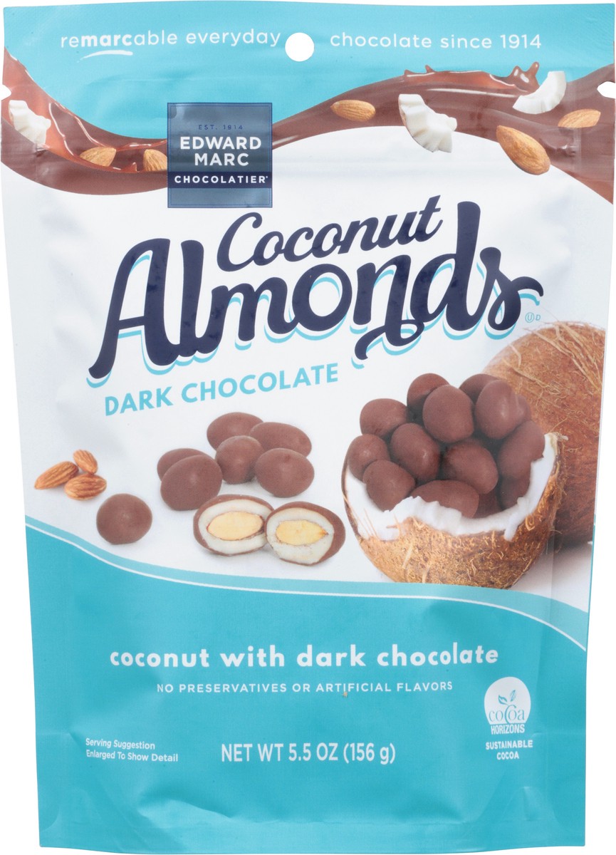 slide 6 of 12, Edward Coconut Almond Dark Chocolate, 5.5 oz