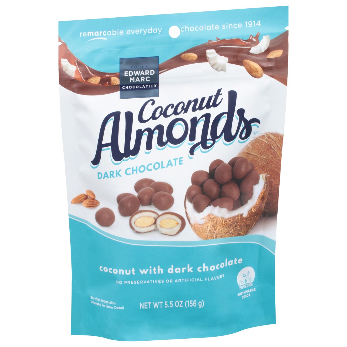 slide 5 of 12, Edward Coconut Almond Dark Chocolate, 5.5 oz