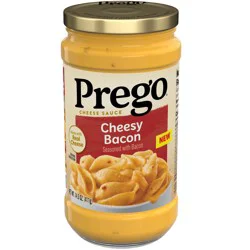 Prego Cheesy Bacon Cheddar Cheese Sauce, 14.5 oz