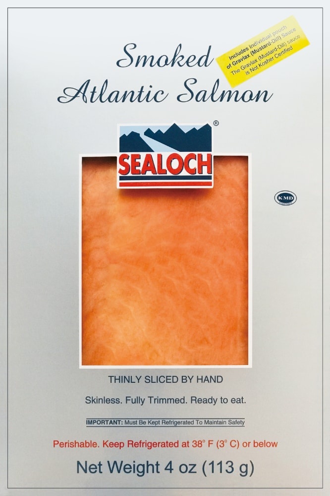 slide 1 of 1, Sealoch Smoked Atlantic Salmon, 4 oz