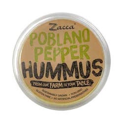Zacca Roasted Poblano Hummus - 10 oz