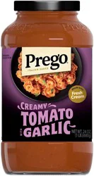 Prego Creamy Tomato Garlic Sauce, 23.75 oz Jar