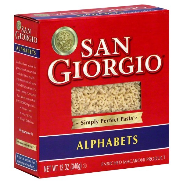 slide 1 of 1, San Giorgio Alphabets Pasta, 12 oz