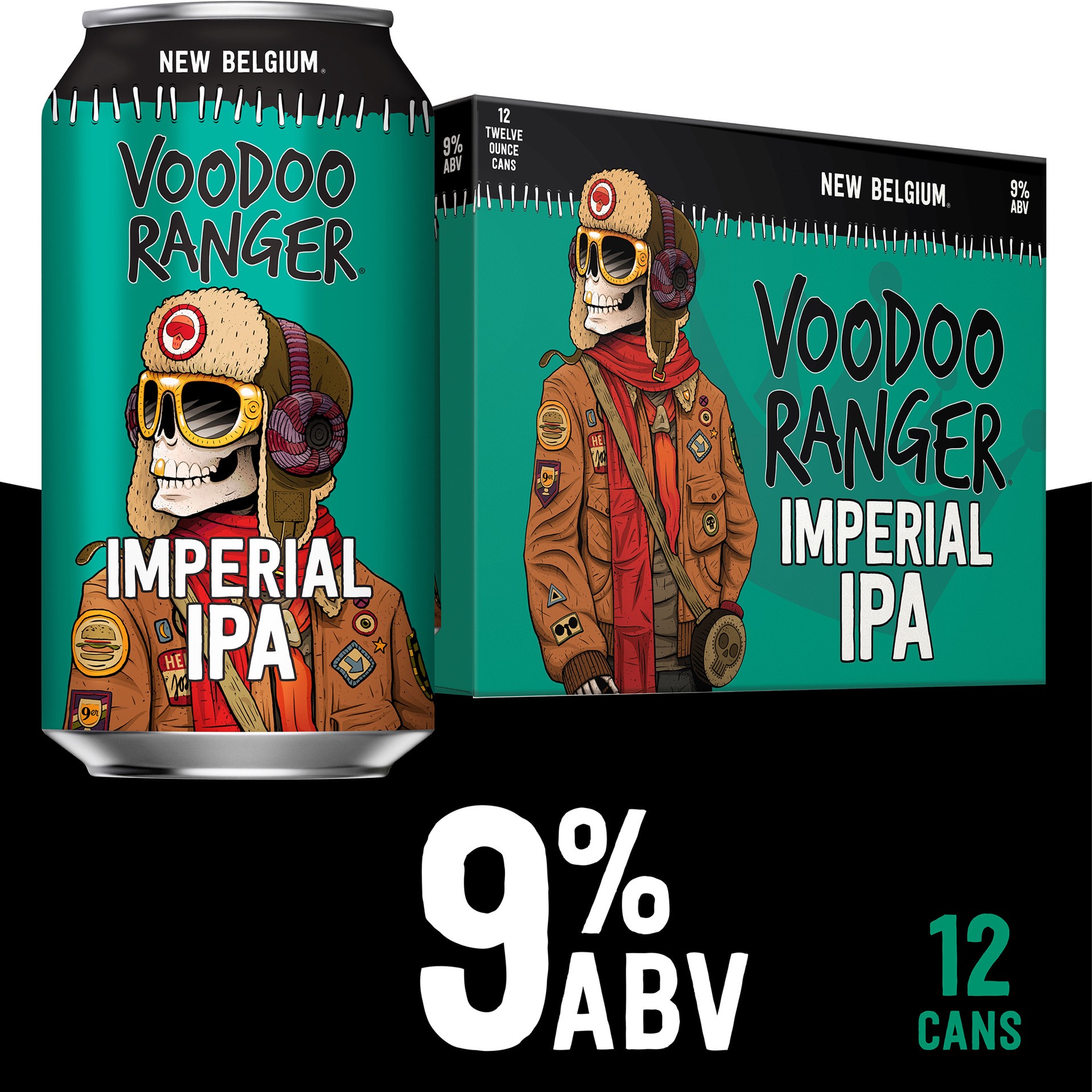 slide 1 of 4, Voodoo Ranger Imperial IPA Beer, 12 Pack, 12 fl oz Cans, 6 ct