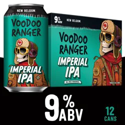 New Belgium Voodoo Ranger Imperial IPA Beer, 12 Pack, 12 fl oz Cans
