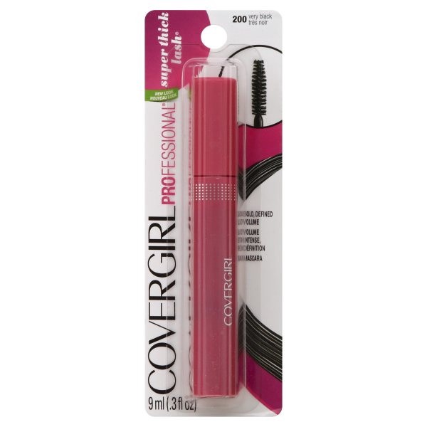 slide 1 of 6, Covergirl Professional Super Thick Lash Mascara 200 Very Black, 0.3 oz