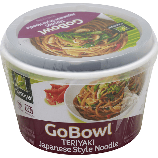 slide 2 of 3, Nasoya GoBowl Teriyaki Noodle Bowl, 7 oz