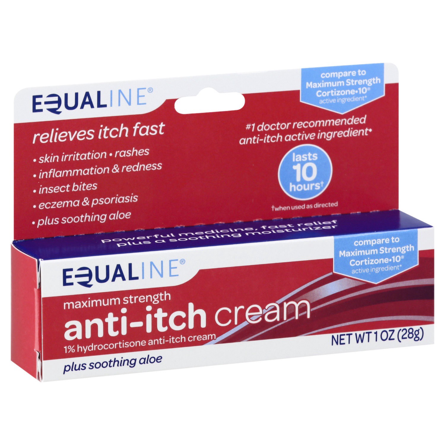 slide 1 of 1, Equaline Hydrocortisone Cream 1 Percent, 1 oz