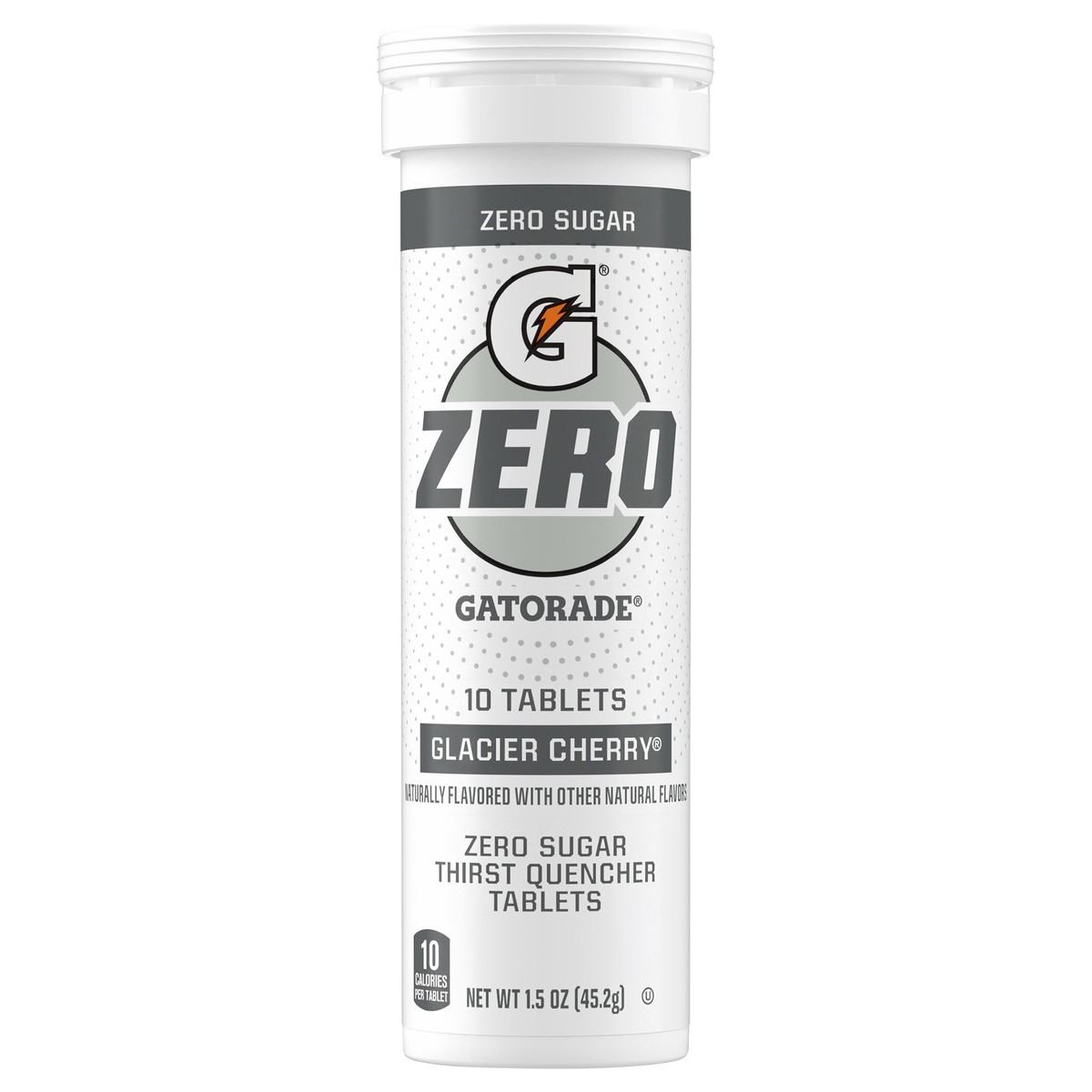 slide 1 of 6, Gatorade G Zero Tablets Glacier Cherry 1.6 Oz, 10 ct