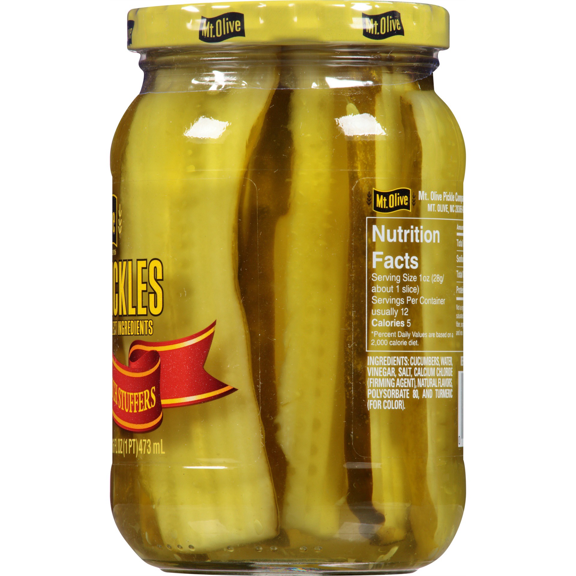 slide 2 of 6, Mt. Olive Simply Pickles Kosher Dill Sandwich Stuffers, 16 fl oz