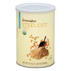 GreenWise Organic Steel Cut Oats - 24 oz