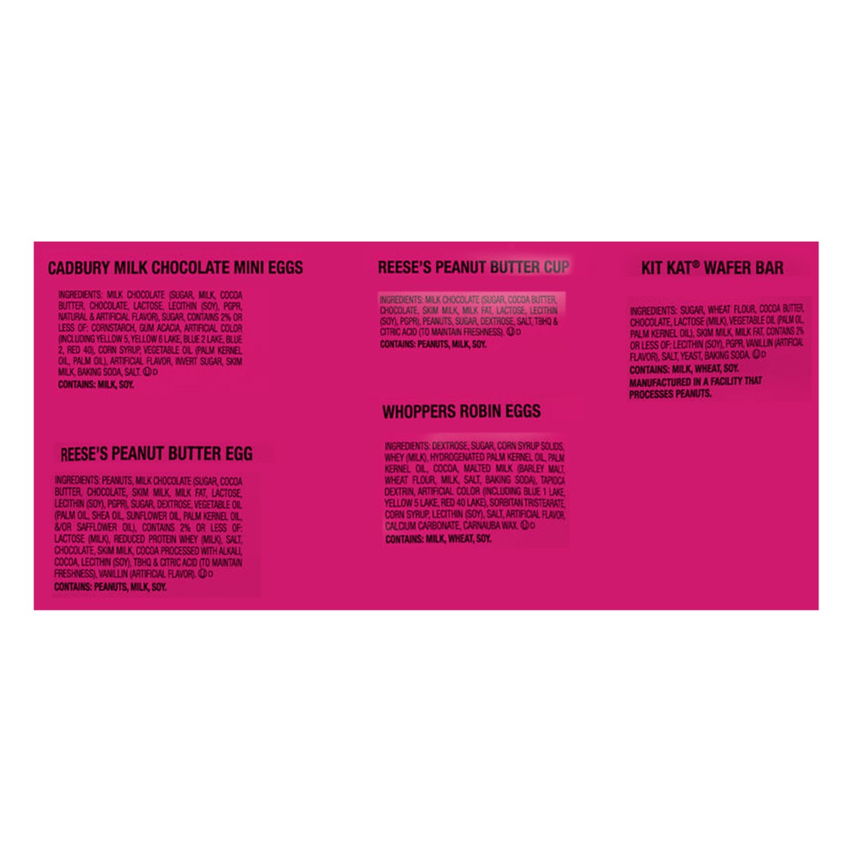 slide 2 of 7, Hershey's Assorted Flavored Easter Candy Variety Bag, 75 ct