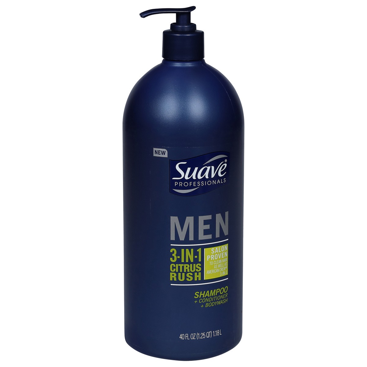 slide 4 of 13, Suave Professionals Men 3-in-1 Citrus Rush Shampoo + Conditioner + Bodywash 40 fl oz, 40 fl oz