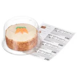 Rich's 7 in Double Layer Carrot Cake with Cream Cheese Icing Round