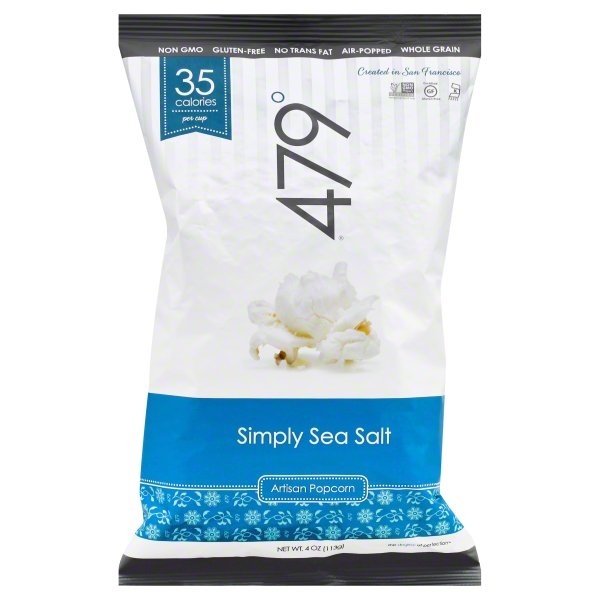 slide 1 of 1, 479° Popcorn Artisan Simply Sea Salt, 4 oz