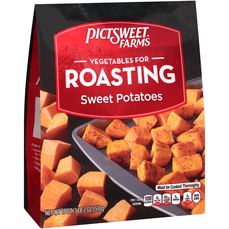 slide 2 of 8, PictSweet Farms Vegetables For Roasting Sweet Potatoes, 18 oz