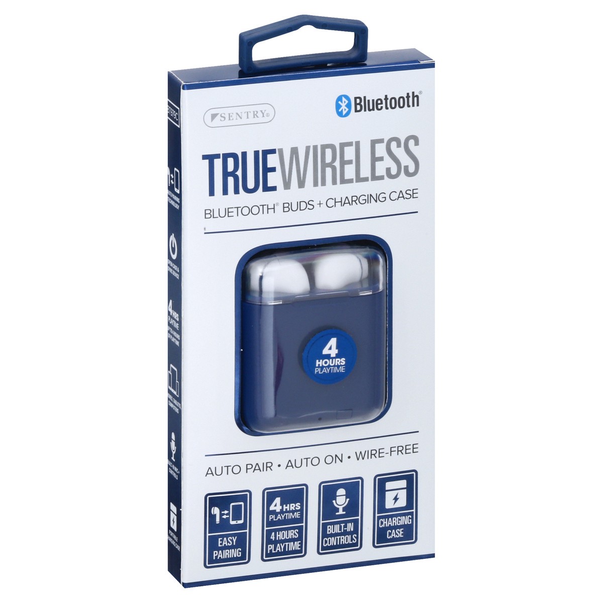 slide 2 of 8, Sentry True Wireless Bluetooth Buds + Charging Case 1 ea, 1 ct