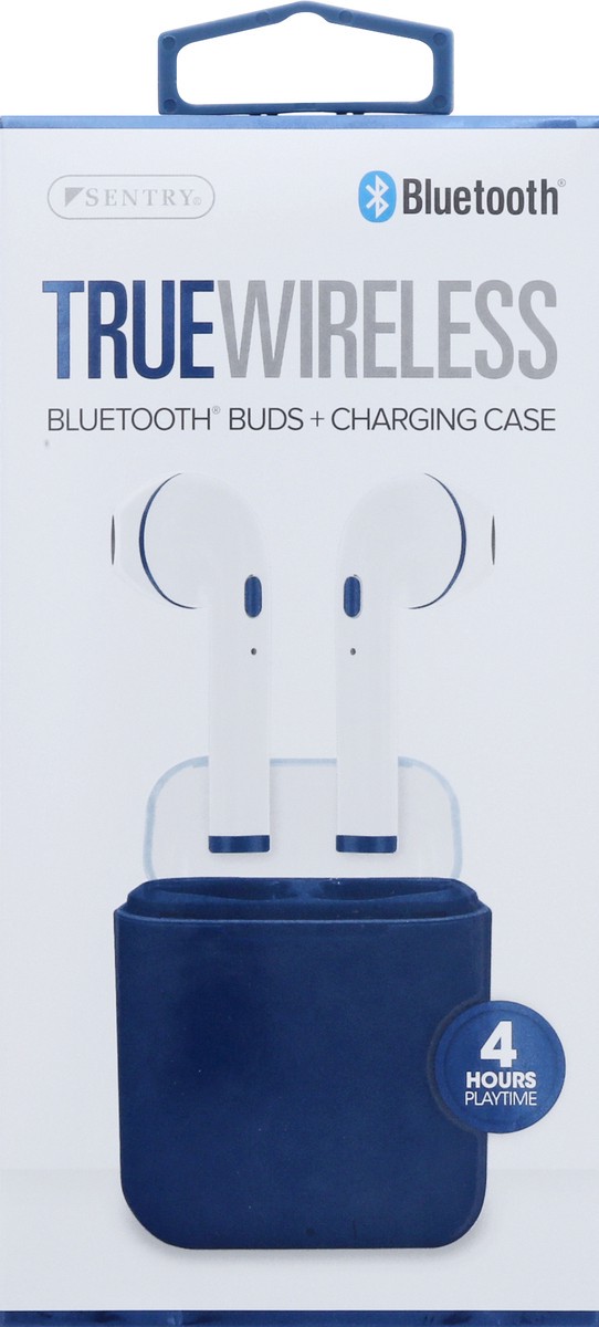 slide 8 of 8, Sentry True Wireless Bluetooth Buds + Charging Case 1 ea, 1 ct