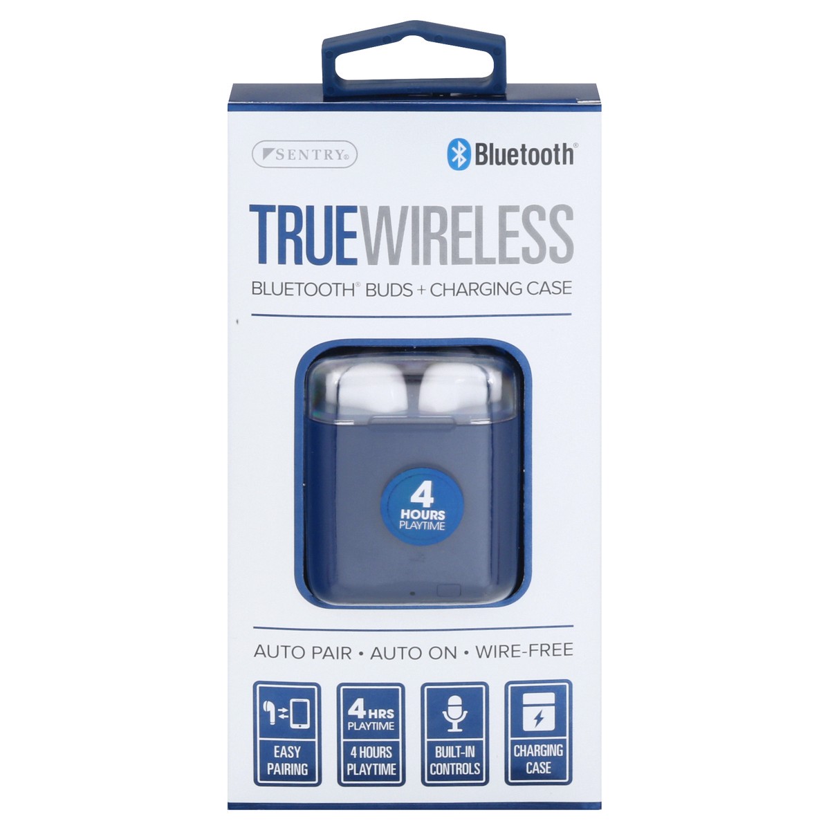 slide 1 of 8, Sentry True Wireless Bluetooth Buds + Charging Case 1 ea, 1 ct