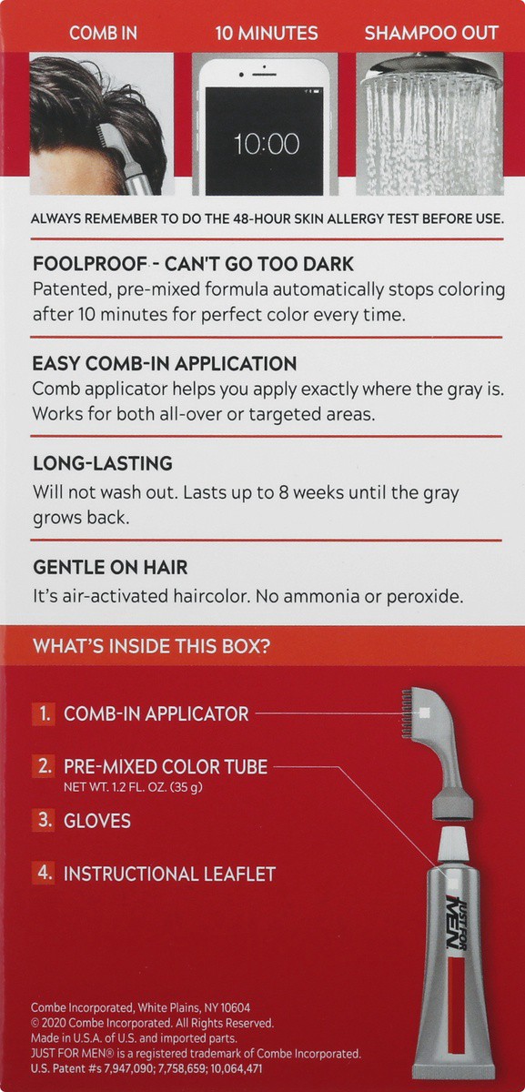 slide 9 of 9, Just For Men Real Black Autostop Hair Color, 1 ct