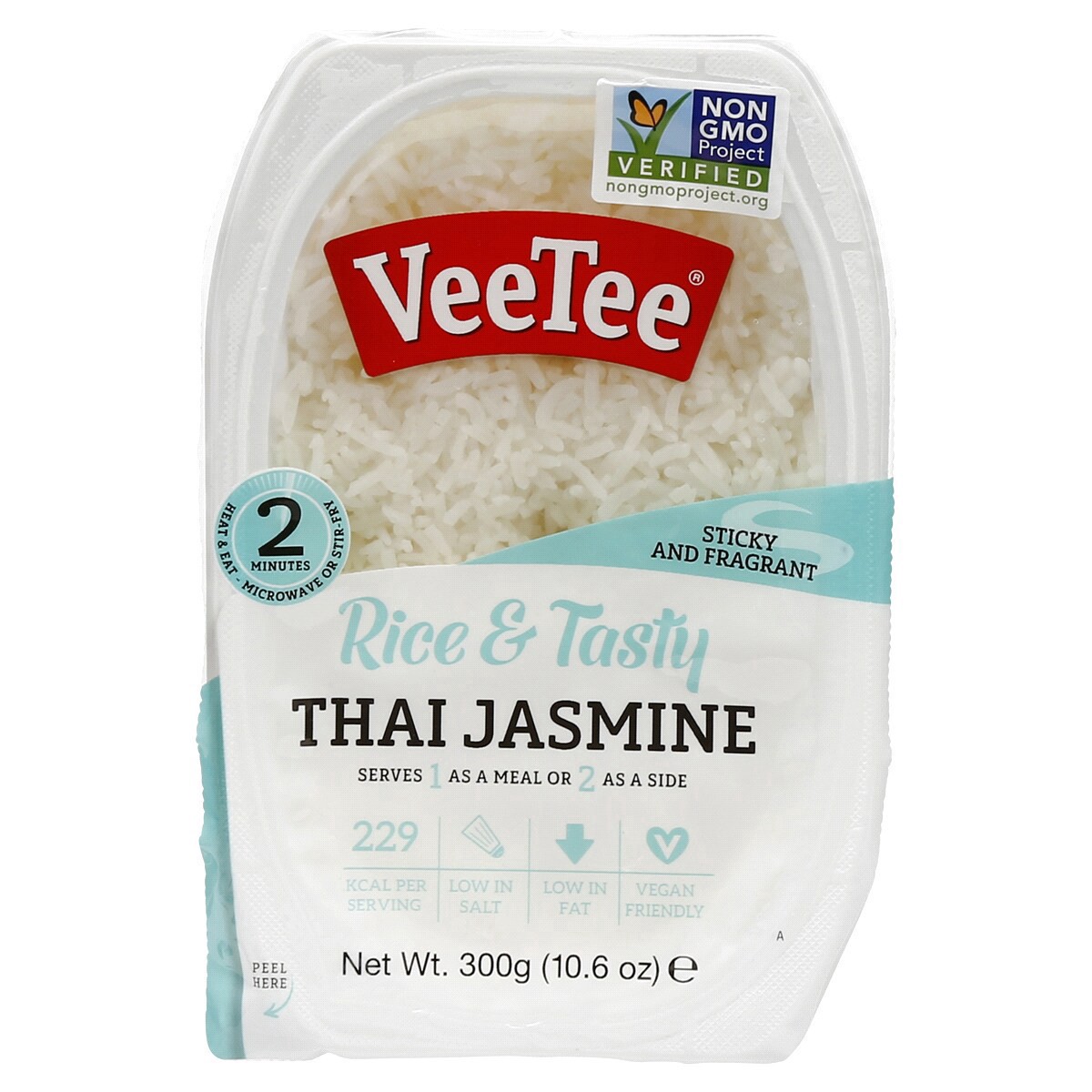 slide 1 of 9, VeeTee Steam Filtered Thai Jasmine Rice 10.6 oz, 10.6 oz