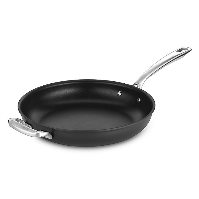 slide 1 of 1, Cuisinart DS Induction Ready Hard Anodized 12 Skillet With Helper Handle - Grey'', 1 ct