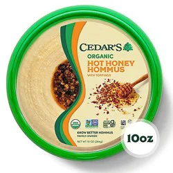 Cedars Organic Hot Honey Hommus - 10 Oz