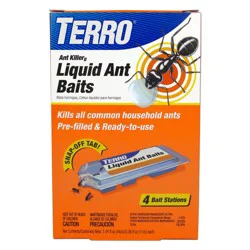 TERRO Ant Killer II Liquid Ant Baits 4 - 0.36 fl oz Each