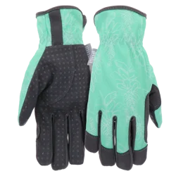 Mud Hidex Dot Grip Gloves - Floral Mint