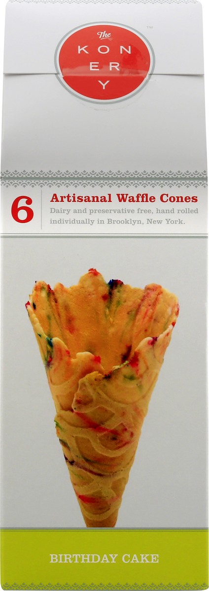 slide 4 of 13, The Konery Waffle Cones 6 ea, 6 ct