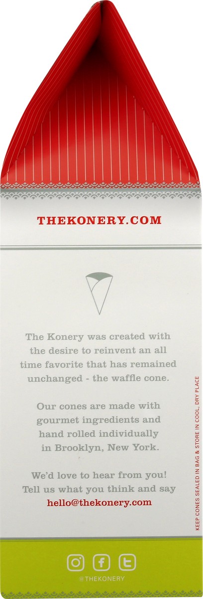 slide 5 of 13, The Konery Waffle Cones 6 ea, 6 ct