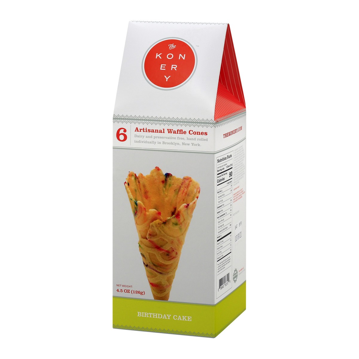 slide 9 of 13, The Konery Waffle Cones 6 ea, 6 ct