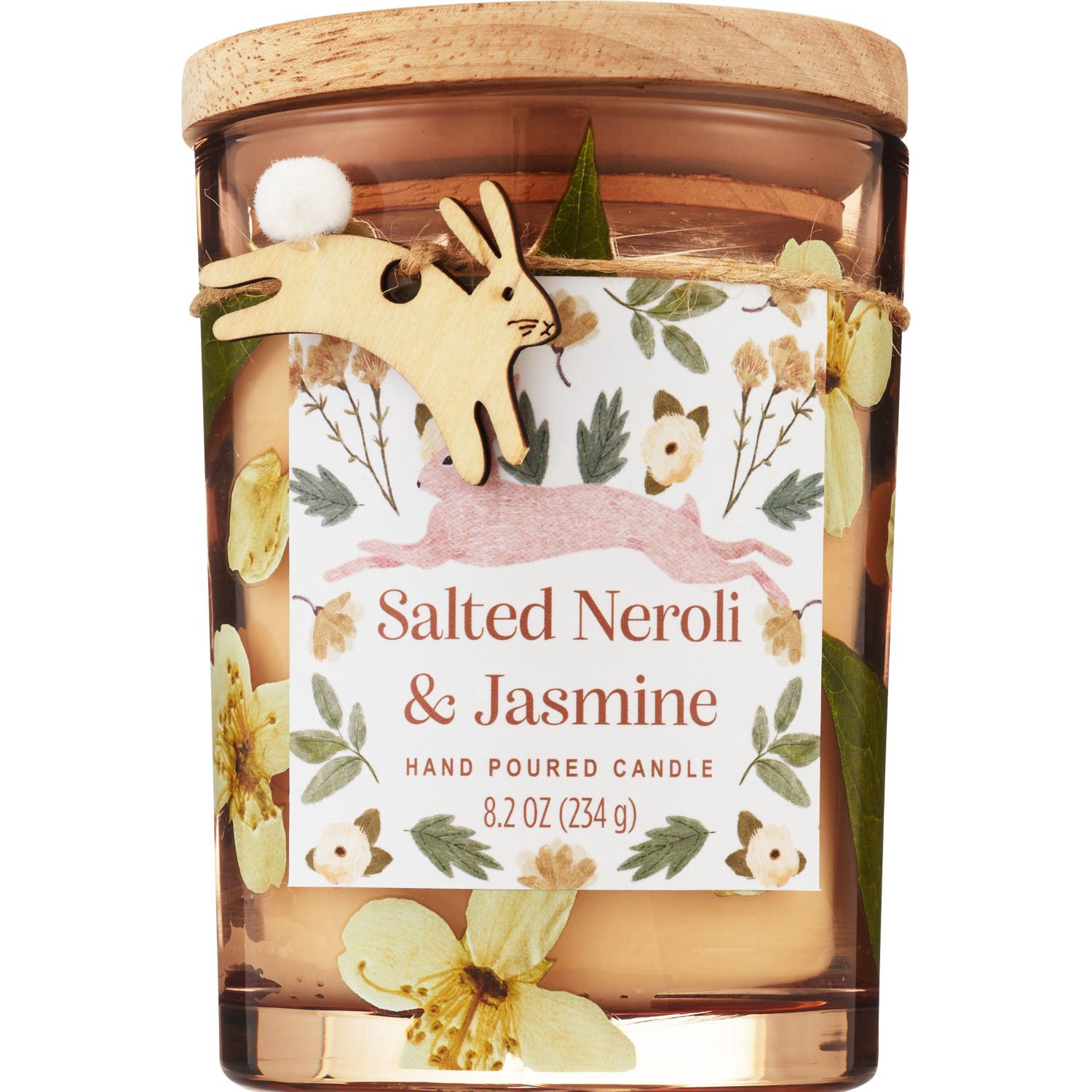 slide 1 of 1, Decorware Hand Poured Candle, Salted Neroli & Jasmine, 8.2 oz