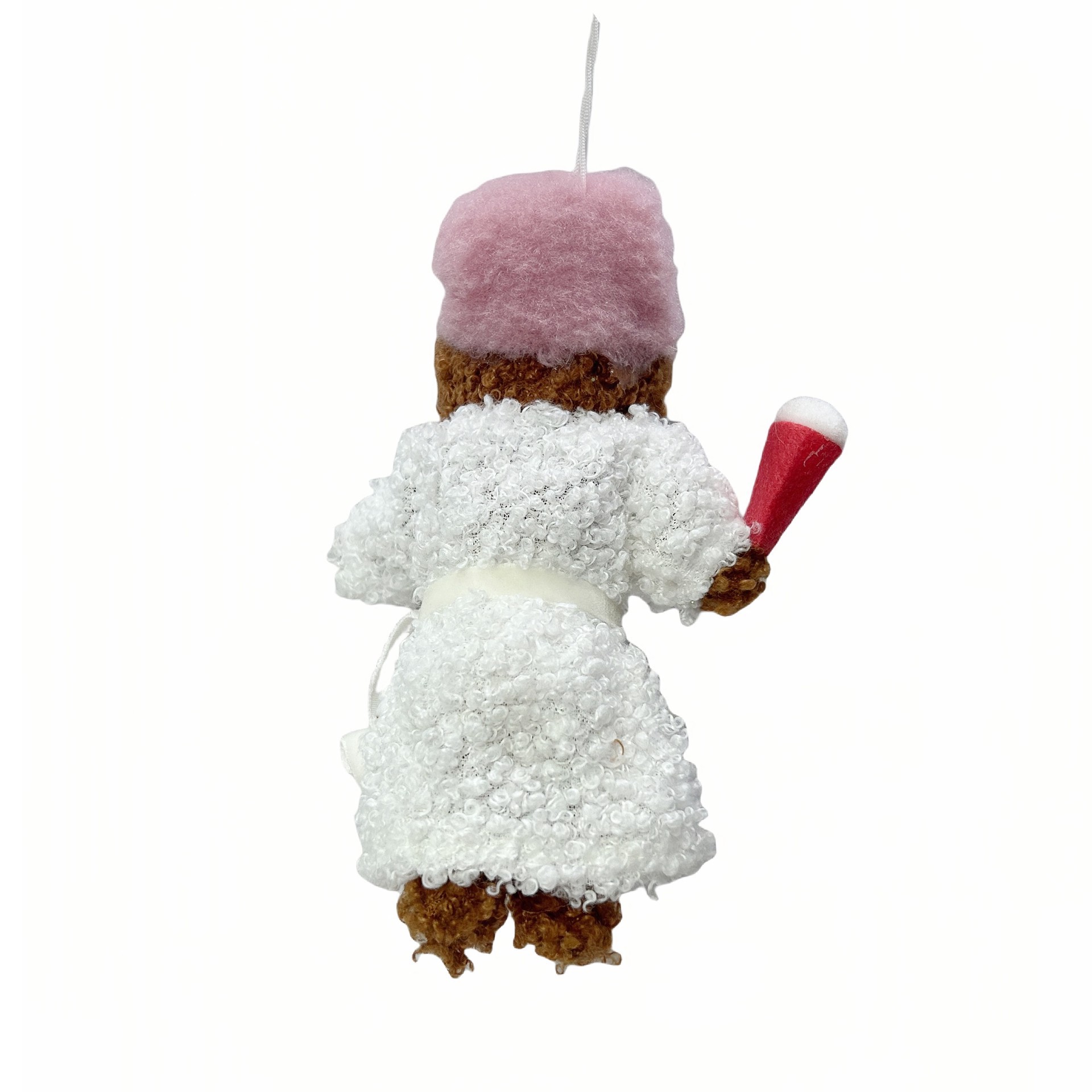 slide 2 of 2, 6" Spa Mask Mouse Felt Ornament By Ashland, 4 in x 2 in x 6 in