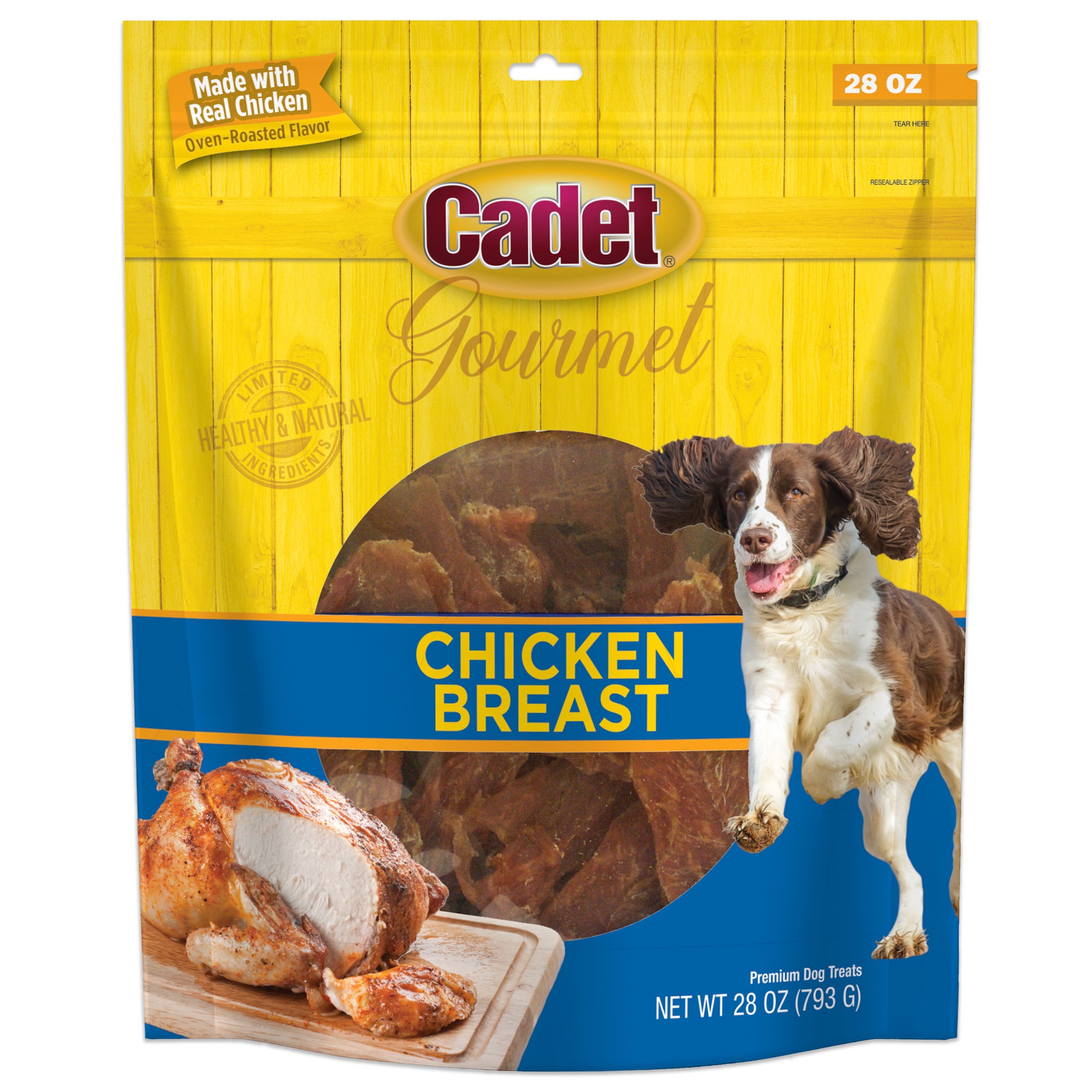 slide 1 of 10, Cadet Gourmet Chicken Breast Dog Treats 28 Ounce, 1 ct