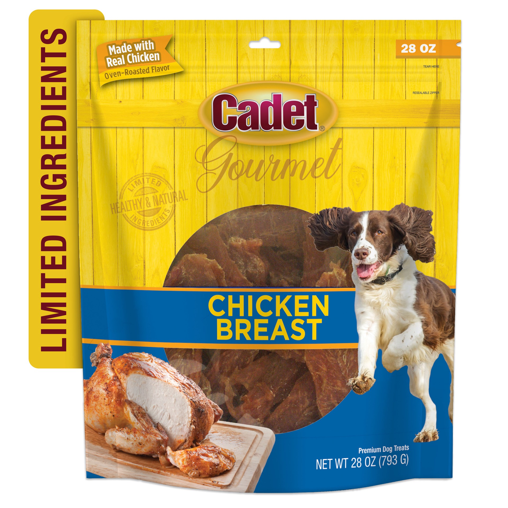 slide 7 of 10, Cadet Gourmet Chicken Breast Dog Treats 28 Ounce, 1 ct