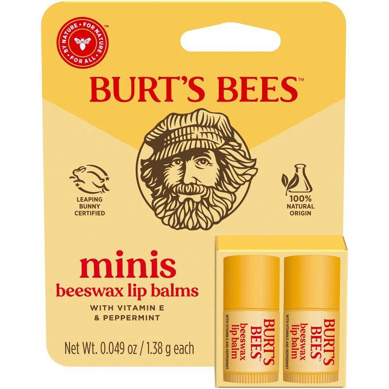 slide 8 of 14, Burt's Bees Beeswax Lip Balm - 0.049oz/2ct, 0.049 oz, 2 ct